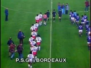PARIS SG - BORDEAUX - 1983 - SAISON 1983/1984 -