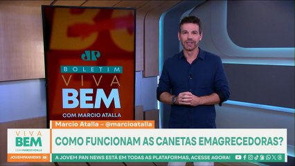 Como funcionam as canetas emagrecedoras? Marcio Atalla responde