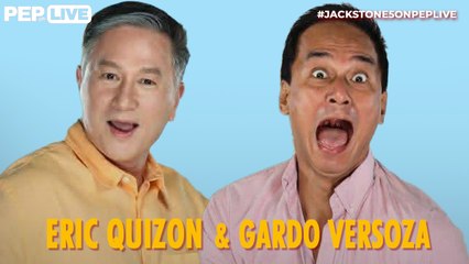 WATCH: Eric Quizon & Gardo Versoza on PEP Live!
