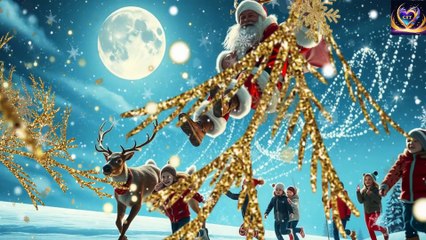 “सुनो बच्चों… आज रात आसमान में कुछ चमक रहा है— शायद सांता जी आ गए!” | Christmas Song | Kids Rhyme