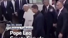 Pope Leo Greets Crowds In Lebanon