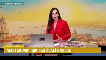 Amsterdam Işık Festivali başladı: Kentin turistik noktalarına 20 ışık gösterisi yerleştirildi