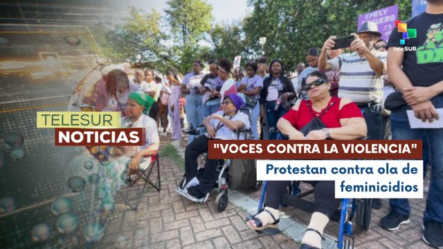 Ciudadanos en República Dominicana realizan plantón Voces contra la Violencia