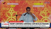 Trump confirma conversa com Maduro