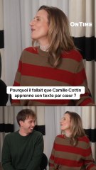 Pourquoi il fallait que Camille Cottin apprenne son texte par cœur ?