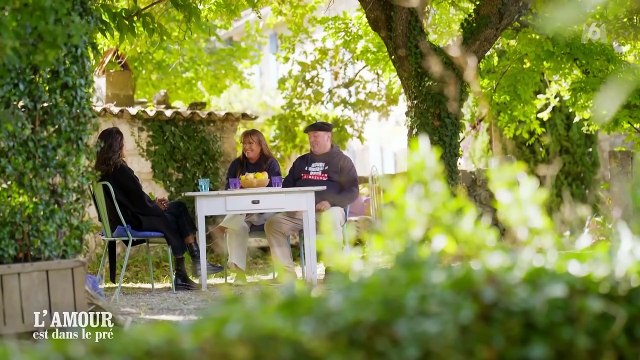 L'amour est dans le pré 2025 : Sophie et Jean-Louis font le bilan de leur aventure avec Karine Le Marchand.