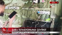 Gazze'de Filistinli genç İsrail zırhlı aracını şarj istasyonuna çevirdi