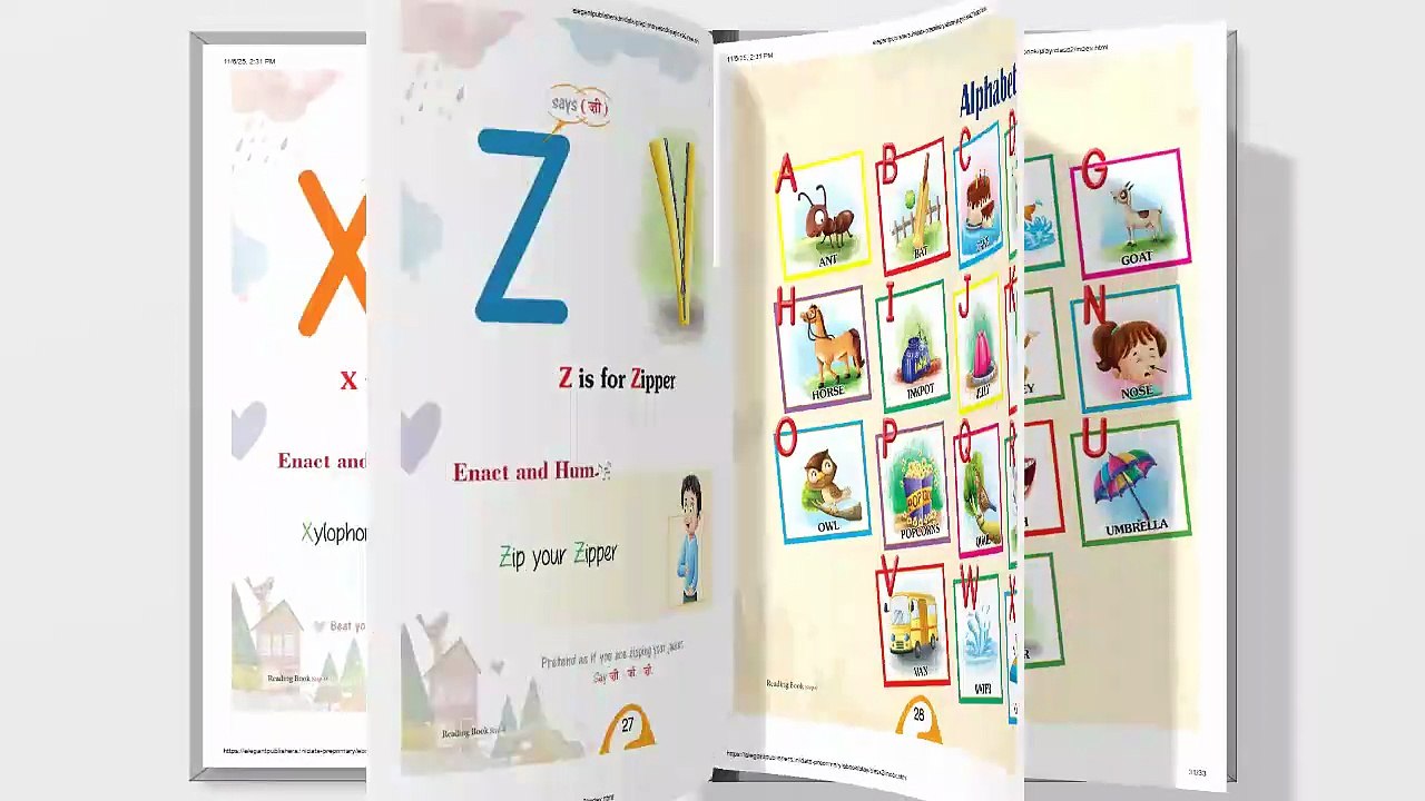 Alphabet Adventure – English Alphabet Book for Playgroup Kids | A–Z Learning & Fun
