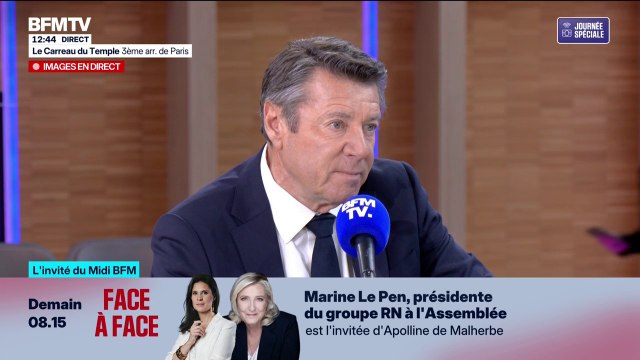 Agression de Jordan Bardella: Je suis toujours solidaire d'un élu qui se fait agresser , déclare Christian Estrosi, maire Horizons de Nice