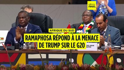 Afrique du Sud : Ramaphosa répond à la menace de Trump sur le G20
