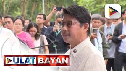 House Speaker Bojie Dy, nanawagan ng pagkakaisa at pagtutulungan sa kanyang mga kasamahang kongresista | ulat ni Mela Lesmoras