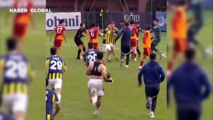 Fenerbahçe U19-Galatasaray U19 derbisinde kavga çıktı