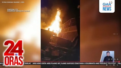 3 bahay, nasunog sa kasagsagan ng fiesta sa Quezon City; 1 residente, sugatan | 24 Oras