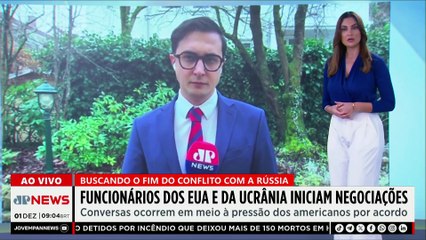 Delegação da Ucrânia se reúne com governo Trump para discutir guerra