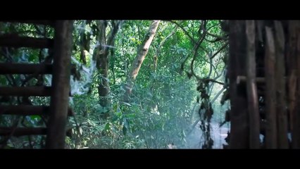 【Hot Monster Movie】Giant croc devours swimmer! Crash survivors trapped on island of deadly beasts!