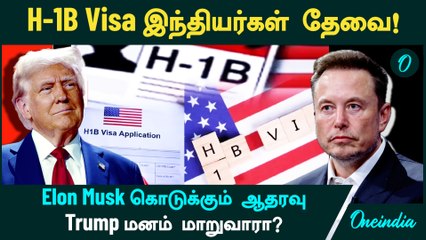H-1B Visa இந்தியர்கள் தேவை! - Elon Musk கொடுக்கும் ஆதரவு | Trump மனம் மாறுவாரா?