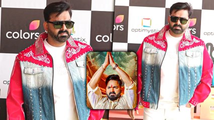 Pawan Singh - Bhojpuri Power Star Arrives Like A Boss At Laughter Chefs Season 3 Sets