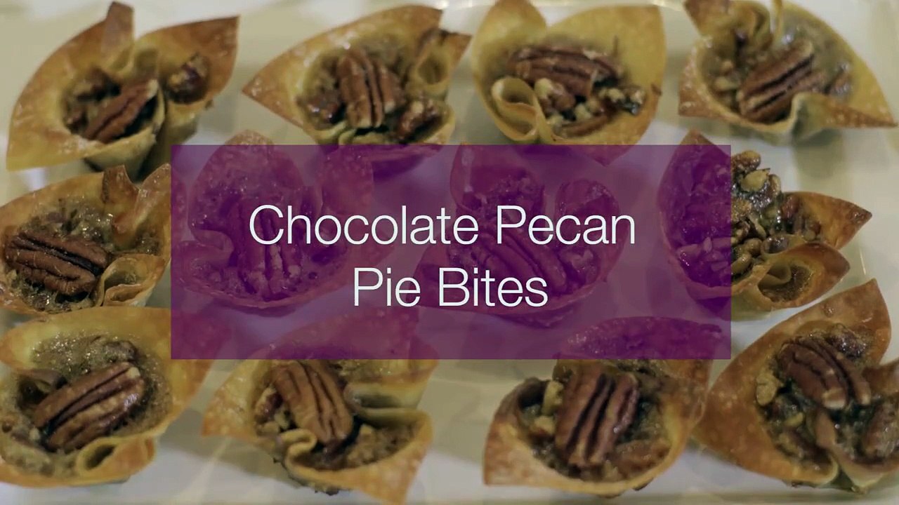 Holiday Baking With the Kids? Try These Chocolate Pecan Pie Bites