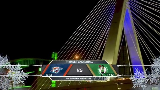 Boston Celtics vs Oklahoma City Thunder Full Game 2016 NBA Season
