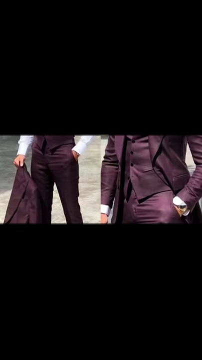 Modern Groom’s Choice: English Slim Fit Peaked Lapel Tuxedo