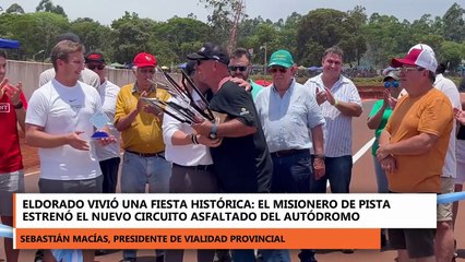 El Misionero de Pista estrenó el nuevo circuito asfaltado del autódromo de la ciudad de Eldorado