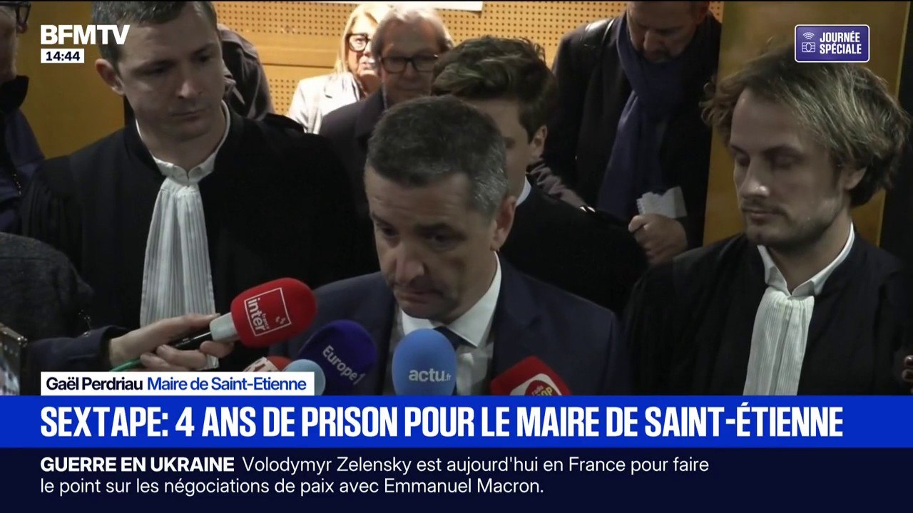 Chantage à la sextape: le maire de Saint-Étienne a été déclaré "entièrement coupable"
