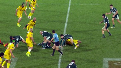 TOP 14 - Essai de Aaron GRANDIDIER (SP) - Section Paloise - Stade Rochelais