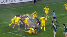 TOP 14 - Essai de Youri DELHOMMEL (SP) - Section Paloise - Stade Rochelais