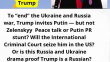 Trump invites Putin — but not Zelenskyy 🤔