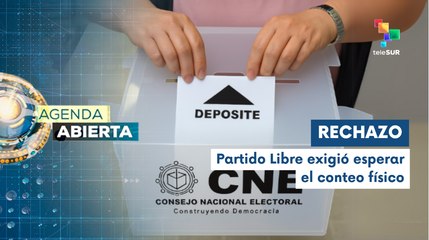 Agenda Abierta 01-12: Partido Libre denuncia fraude en elecciones