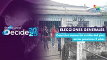 Se desarrollan elecciones generales en Santa Lucía