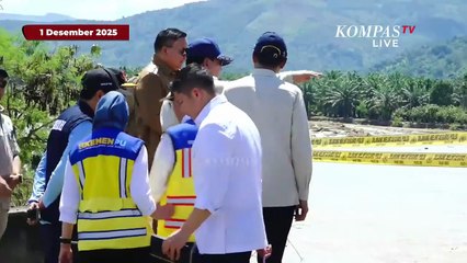 Prabowo Cek Kondisi Jembatan Pantai Dona Aceh Tenggara yang Terputus, Begini Kondisinya