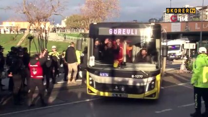 Galatasaray taraftarı Kadıköy'de