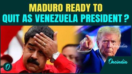 Maduro CRACKS under Trump’s Pressure? Venezuelan President SURRENDERS? To QUIT as U.S Prepares WAR?