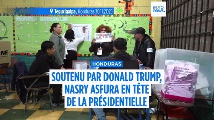 Honduras : le candidat conservateur Nasry Asfura soutenu par Donald Trump en tête de l'élection présidentielle
