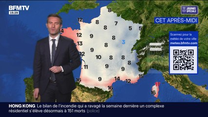 La météo pour ce mardi 2 décembre 2025