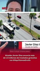 🚍✨ El alcalde Javier Díaz anunció que el programa #AquíVamosGratis superó 1.3 millones de viajes gratuitos, reafirmando su compromiso con un transporte accesible y de calidad para todos.