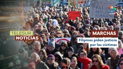 Filipinas vive protestas masivas tras el tifón Kalmaegi