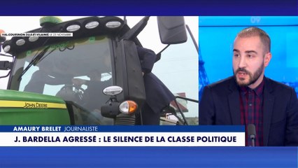Jordan Bardella agressé : «LFI banalise, légitime et même encourage la violence par son discours incendiaire qui vise à la fois les policiers, les riches, les juifs, la droite», déplore Amaury Brelet