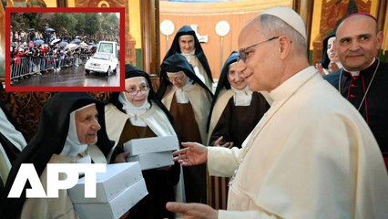 Pope Leo Welcomed By Worshippers As He Arrives At Lebanon’s Harissa Pilgrimage Site | APT