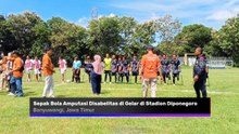 Rangkaian Hari Disabilitas Internasional 2025, Pemkab Banyuwangi Gelar Sepak Bola Amputasi Persawangi Lawan Persaid Jember