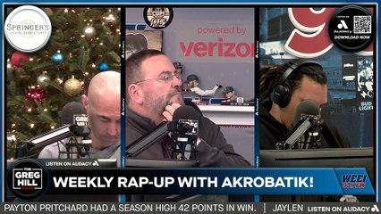 This week's 'Weekly Rap-Up'  Here's Akrobatik! - The Greg Hill Show!