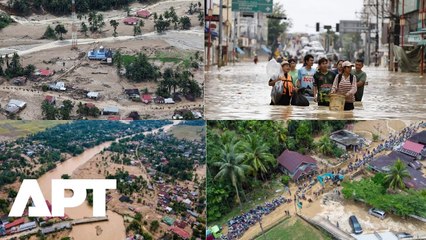 Drone Footage Reveals Massive Destruction As Indonesia Flood Death Toll Climbs To 604 | APT