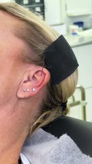 The Flat Piercing: From Placement to Perfect Jewelry #flatpiercing #earpiercing #cartilagepiercing