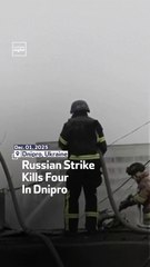 Russian Strike Kills Four In Dnipro