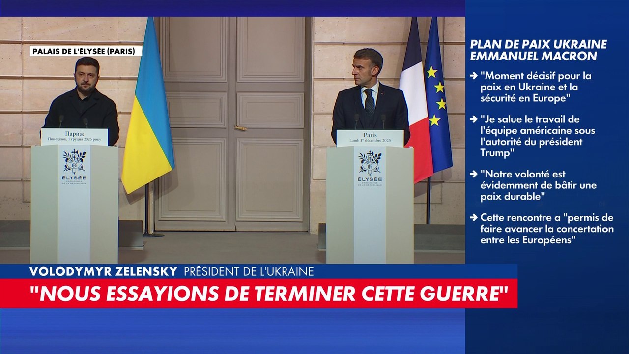 Volodymyr Zelensky : «Il faut avoir des garanties solides de sécurité.»