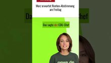 Merz erwartet Renten-Abstimmung am Freitag