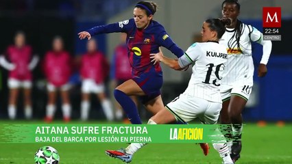 Aitana Bonmatí se fractura el peroné y queda fuera de la Nations League