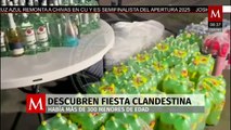 Hallan fiesta clandestina con más de 350 menores en San Pedro Garza García