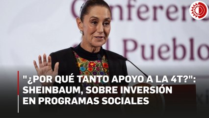 Gobierno invertirá 1 billón de pesos para programas sociales en 2026: Sheinbaum